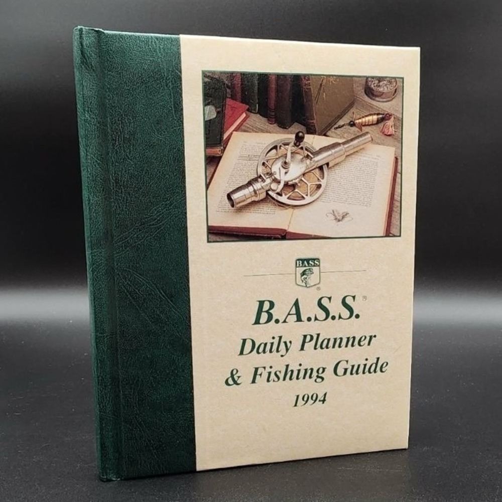 B.A.S.S. Daily Planner & Fishing Guide 1994 Hardcover New‎ Old Stock Vintage